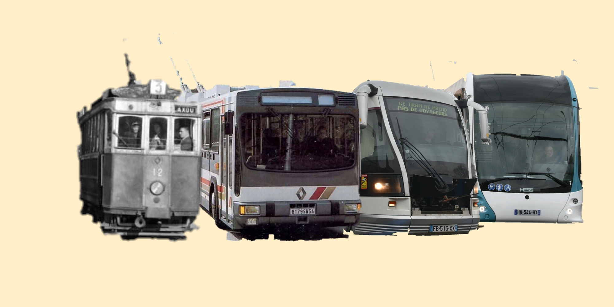 Image média: Mise en valeur de l'histoire des transports en commun de Nancy 