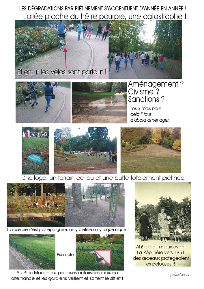 Image média: Remèdier au piétinement des espaces verts, pauvres pelouses