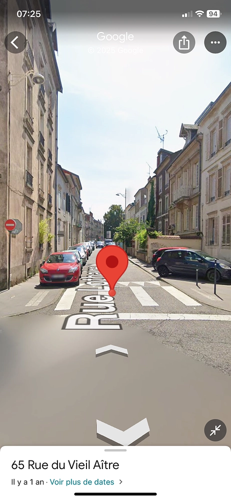 Image média: Parcours piéton MEN/Villa Majorelle rue du vieil Aitre